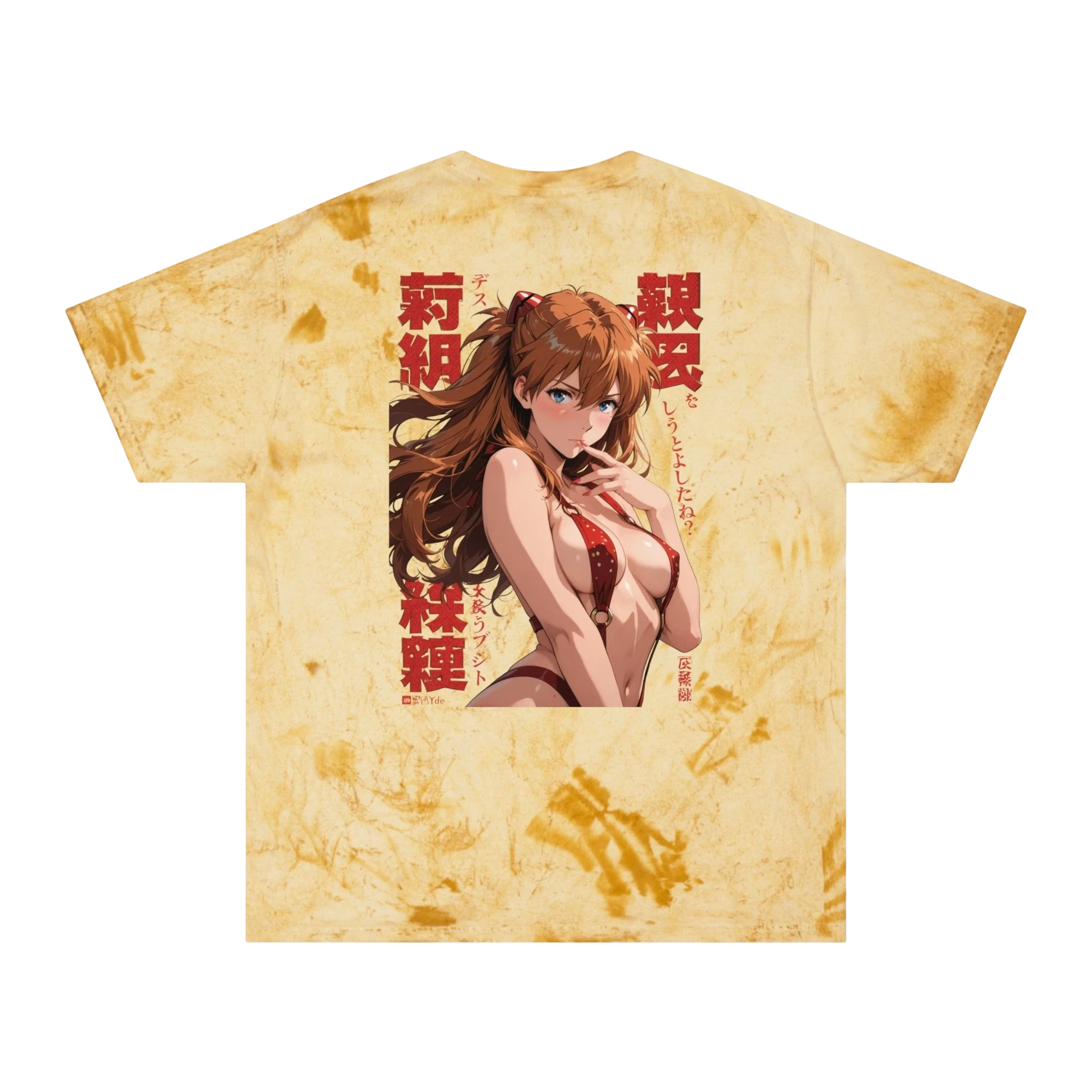Stressed Asuka T-Shirt — Anime Mood Graphic Tee